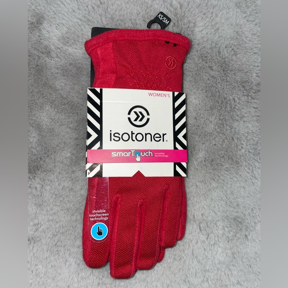 🧤NWT Isotoner Red Thermaflex Gloves - Picture 1 of 4